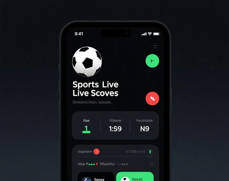 移动端世界杯比分直播界面示意图